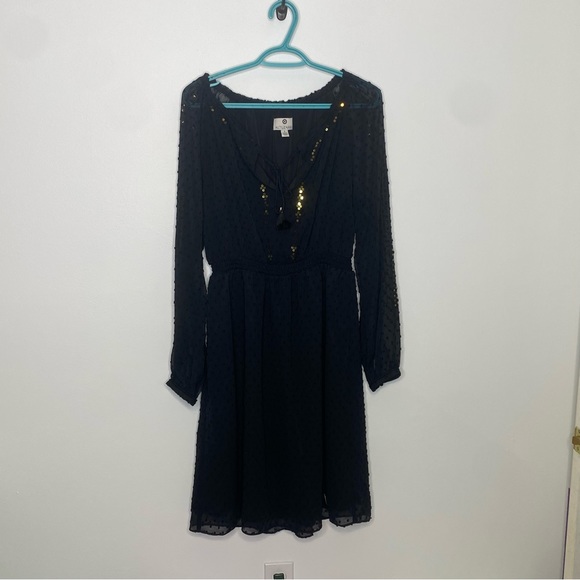 ALTUZARRA for target Sequined Swiss-dot chiffon dress size 8 - Picture 9 of 15